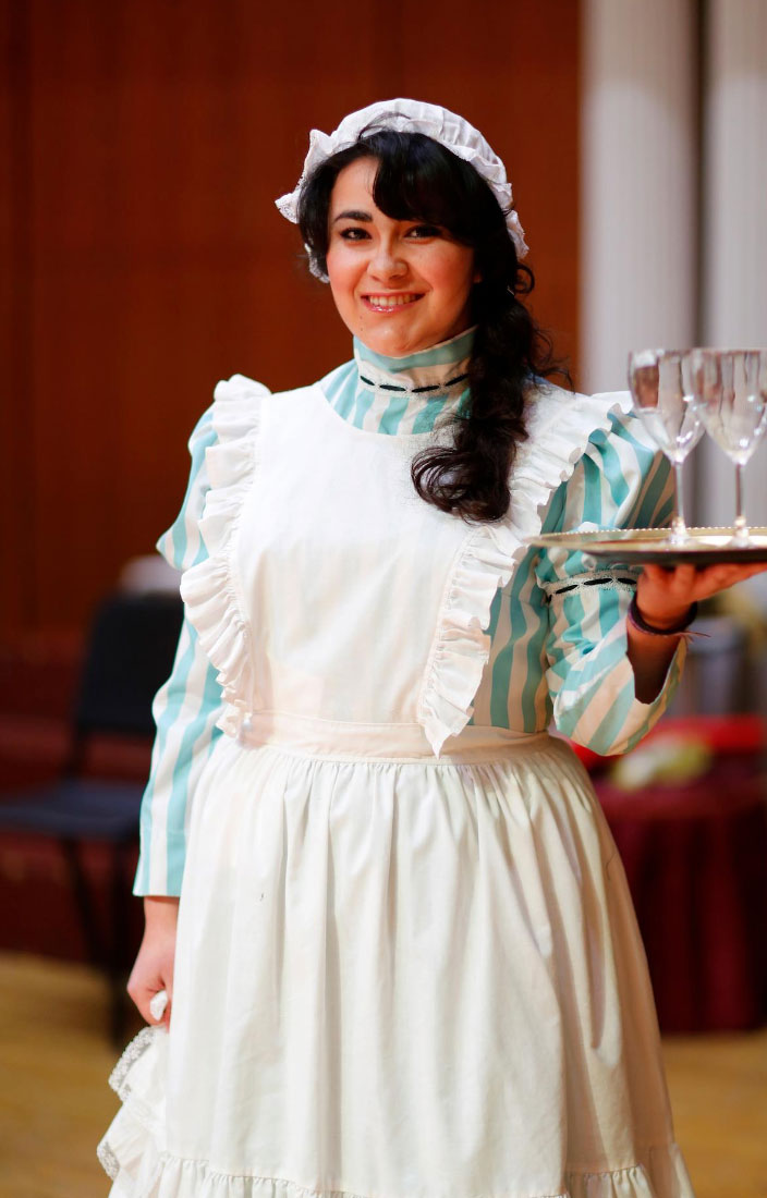 Picture of Susana Leiva playing as Adele in Die Fledermaus in year 2013
